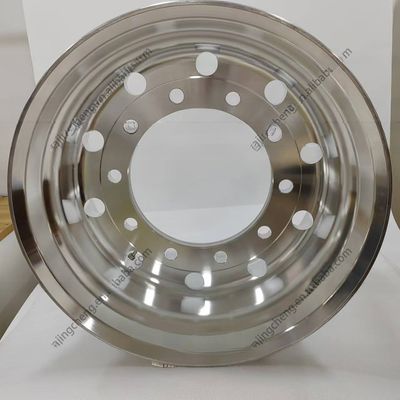 22x8.25 Яркая отделка на заказ кованое колесо для колес грузовиков из алюминия