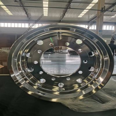 22x8.25 Яркая отделка на заказ кованое колесо для колес грузовиков из алюминия