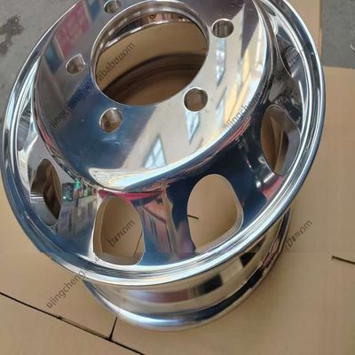 17.5 * 6.0 Яркая отделка колеса из алюминиевого сплава для индивидуальных колес грузовиков